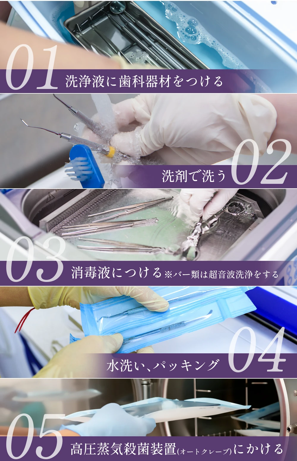 徹底した衛生管理